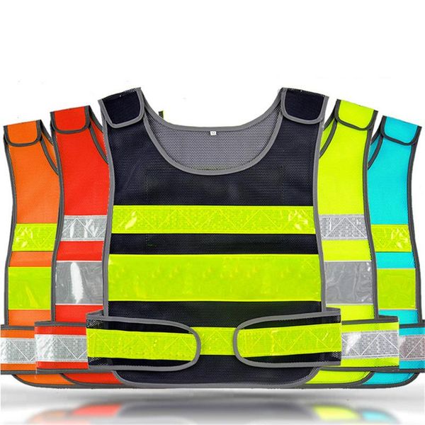 reflective cycling vest safety security high visibility reflective vest gear outdoor waterproof signal running coat, Black
reflective cycling vest safety security high visibility reflective vest gear outdoor waterproof signal running coat, Black
