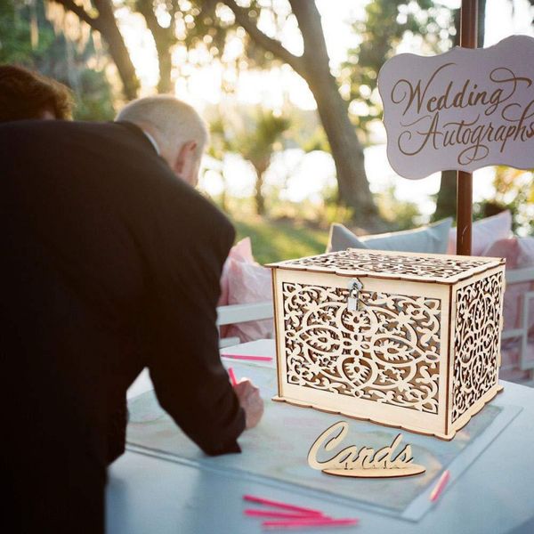 wooden box diy wedding cards box wood with gift card sign rustic wedding supplies hollow business card wooden box
wooden box diy wedding cards box wood with gift card sign rustic wedding supplies hollow business card wooden box
