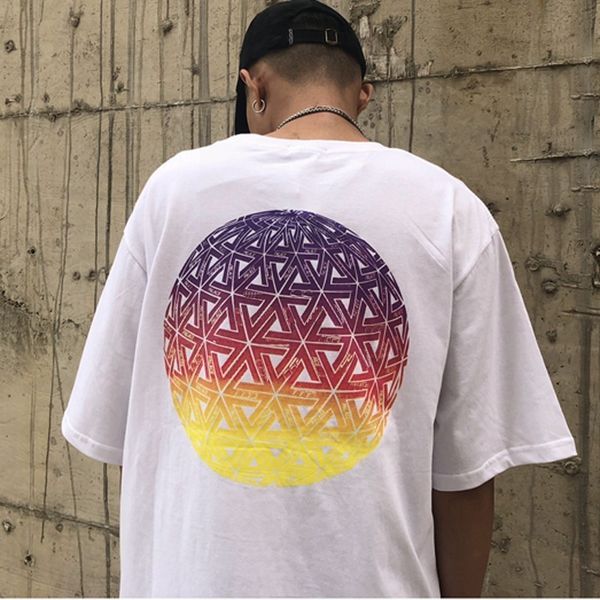19ss globular t-shirt gradient rainbow ball tee hip hop short sleeves tshirt fashion men women t-shirt street skateboard casual tshirt, White;black
19ss globular t-shirt gradient rainbow ball tee hip hop short sleeves tshirt fashion men women t-shirt street skateboard casual tshirt, White;black