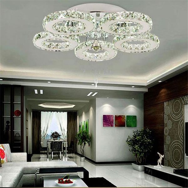 modern crystal led ceiling lights stainless steel 5 rings lusters plafond for kitchen dinning room luminaire light fixtures
modern crystal led ceiling lights stainless steel 5 rings lusters plafond for kitchen dinning room luminaire light fixtures