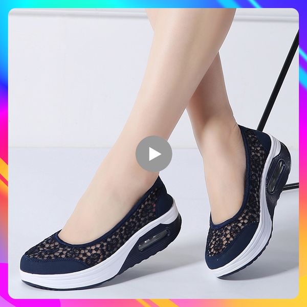 women flat platform shoes loafers breathable mesh casual sneakers shoes ladies comfort slip on shallow flat mother 1618, Black
women flat platform shoes loafers breathable mesh casual sneakers shoes ladies comfort slip on shallow flat mother 1618, Black