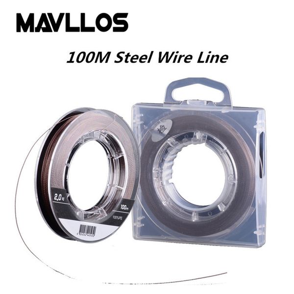 mavllos steel cored wire inside 4 strands braided pe fishing line super strong multifilament fishing line 10- 90lb
mavllos steel cored wire inside 4 strands braided pe fishing line super strong multifilament fishing line 10- 90lb