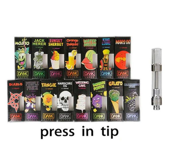Dank Vapes Cartridge New Black Pack 510 Thread 1.0ml 1 Gram Ceramic Coil Vape Carts 2.0mm Intake Hole for Thick Oil 300pcs
Dank Vapes Cartridge New Black Pack 510 Thread 1.0ml 1 Gram Ceramic Coil Vape Carts 2.0mm Intake Hole for Thick Oil 300pcs