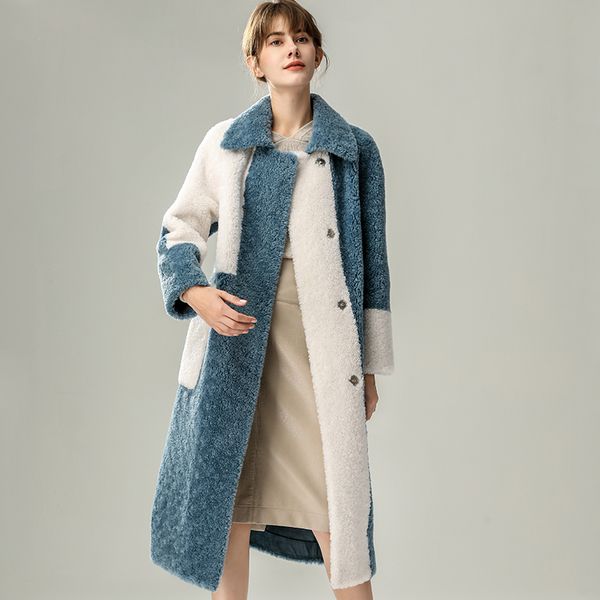 real шуба 100% шерсть куртки осень зима пальто женщин одежда 2020 корейский vintage sheep shearling fur tops suede linng zt3913, Black
real шуба 100% шерсть куртки осень зима пальто женщин одежда 2020 корейский vintage sheep shearling fur tops suede linng zt3913, Black