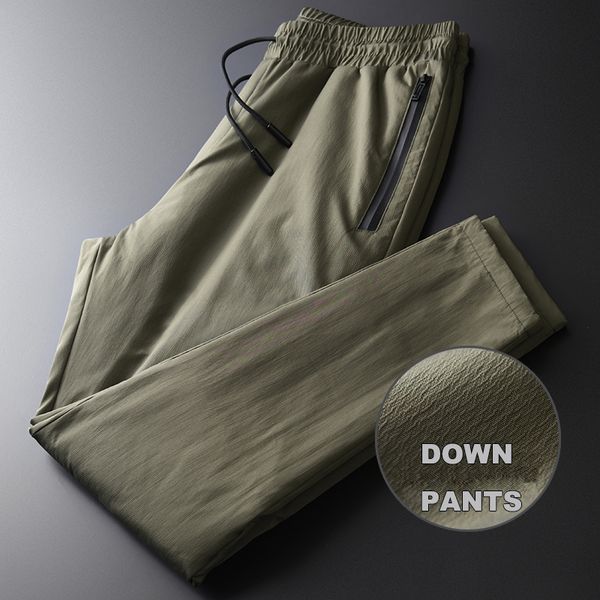 minglu green mens down pants luxury windproof elastic waist thick male down pants winter slim fit man trousers plus size 4xl, Black
minglu green mens down pants luxury windproof elastic waist thick male down pants winter slim fit man trousers plus size 4xl, Black