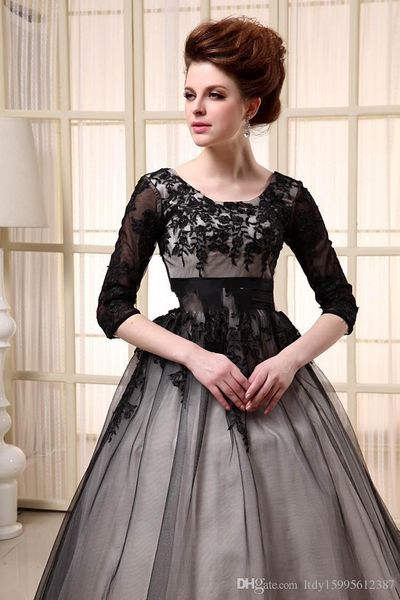 tea length half sleeves in stock scoop tulle lace up applique a-line women evening gowns party prom dress 2019 black cocktail dresses
tea length half sleeves in stock scoop tulle lace up applique a-line women evening gowns party prom dress 2019 black cocktail dresses