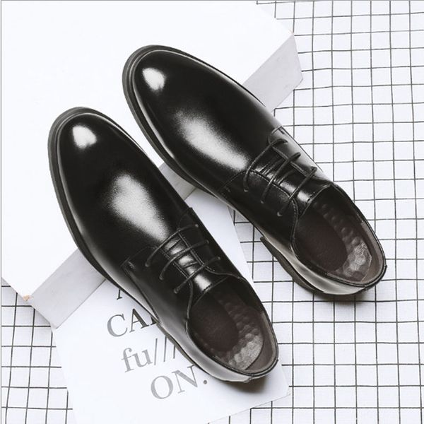 leather shoes male spring new men's leather business suit men's shoes plus velvet warm fashion casual, Black
leather shoes male spring new men's leather business suit men's shoes plus velvet warm fashion casual, Black
