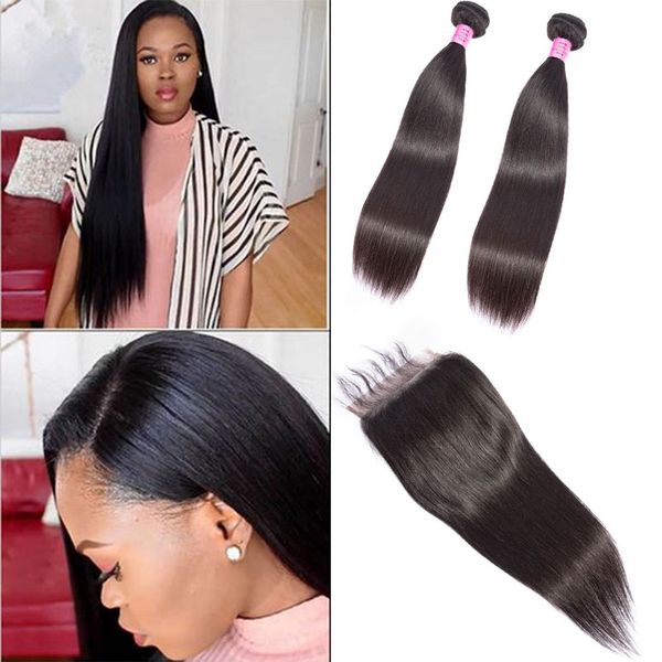 brazilian virgin hair 2 bundles with 6x6 lace closure middle three part straight human hair wefts with closure natural color, Black;brown
brazilian virgin hair 2 bundles with 6x6 lace closure middle three part straight human hair wefts with closure natural color, Black;brown