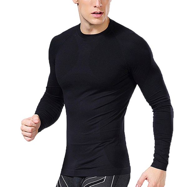 men compression long sleeve sports tight t shirts fast drying fitness gym base layer tees basketball running t shirty, Black;blue
men compression long sleeve sports tight t shirts fast drying fitness gym base layer tees basketball running t shirty, Black;blue