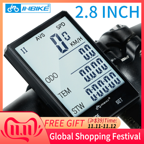 inbike 2.8 inch bicycle computer wireless bike computer light headlight set rainproof speedometer odometer cycling satch
inbike 2.8 inch bicycle computer wireless bike computer light headlight set rainproof speedometer odometer cycling satch