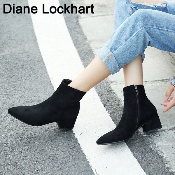 fashion ankle elastic sock boots for women's chunky high heels stretch women booties pointed toe woman winter boots 33 43, Black
fashion ankle elastic sock boots for women's chunky high heels stretch women booties pointed toe woman winter boots 33 43, Black
