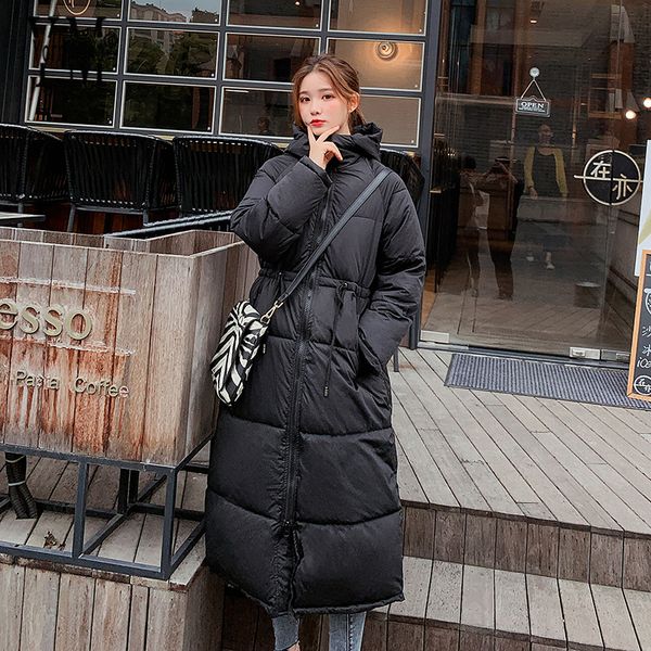 yornmona 2019 winter korean style long cotton padded jacket women hooded thick parka windproof outwear jacket coat for women, Black
yornmona 2019 winter korean style long cotton padded jacket women hooded thick parka windproof outwear jacket coat for women, Black