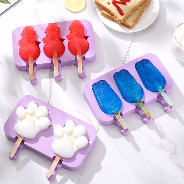cute silicone ice cream mold purple snowman mould one-piece homemade popsicle tray diy bear paw oval ice cube
cute silicone ice cream mold purple snowman mould one-piece homemade popsicle tray diy bear paw oval ice cube