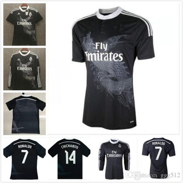 ronaldo benzema isco long sleeve 2014 2015 real madrid retro soccer jersey 14 15 vintage third black football shirt chinese dragon, Black;yellow
ronaldo benzema isco long sleeve 2014 2015 real madrid retro soccer jersey 14 15 vintage third black football shirt chinese dragon, Black;yellow