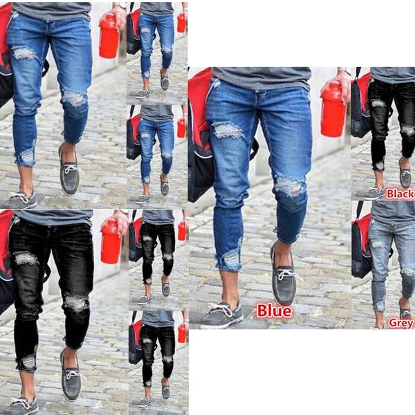 men's jeans feet men's clothing factory direct sales slim foreign trade men's hole explosions trousers gray 11060, Blue
men's jeans feet men's clothing factory direct sales slim foreign trade men's hole explosions trousers gray 11060, Blue