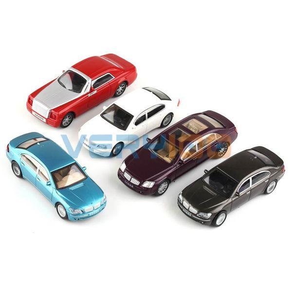 5pcs painted model cars building train layout 1:50 o scale great collector