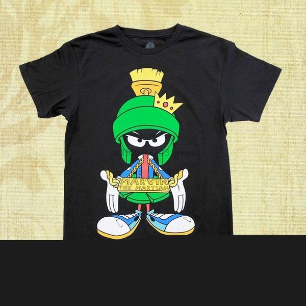 men t shirt looney tunes hip marvin the martian funny t-shirt novelty tshirt women, White;black
men t shirt looney tunes hip marvin the martian funny t-shirt novelty tshirt women, White;black