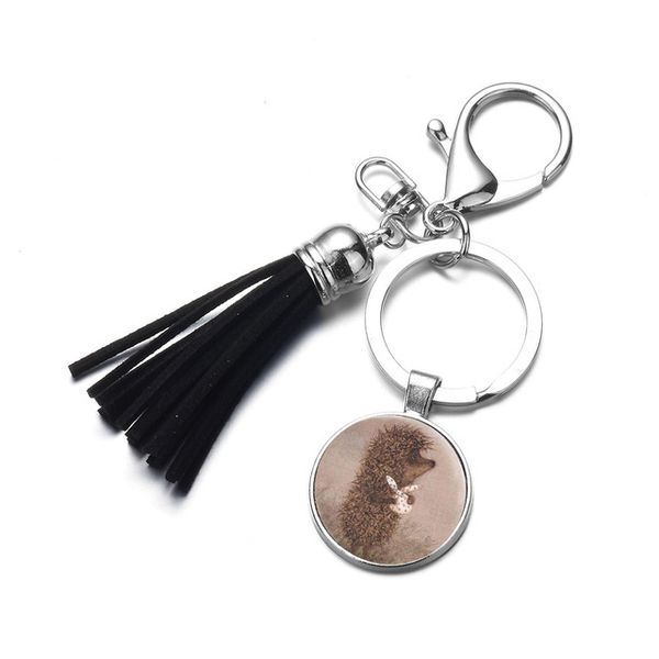 Hedgehog In The Fog Tassel Keychain Super Cute Misty Hedgehog Men Women Pendant Fashion Animal Glass Dome Key Ring Holder
Hedgehog In The Fog Tassel Keychain Super Cute Misty Hedgehog Men Women Pendant Fashion Animal Glass Dome Key Ring Holder
