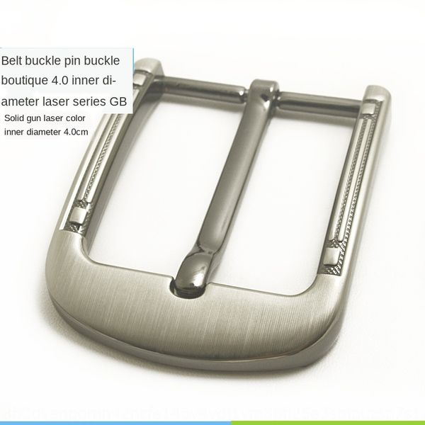 laser technology zinc alloy pin buckle belt head high grade men's belt buckle, Slivery;black
laser technology zinc alloy pin buckle belt head high grade men's belt buckle, Slivery;black
