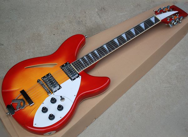 factory custom cherry sunburst 12 strings electric guitar with semi-hollow body,rosewood fretboard,r tailipiece,can be customize
factory custom cherry sunburst 12 strings electric guitar with semi-hollow body,rosewood fretboard,r tailipiece,can be customize
