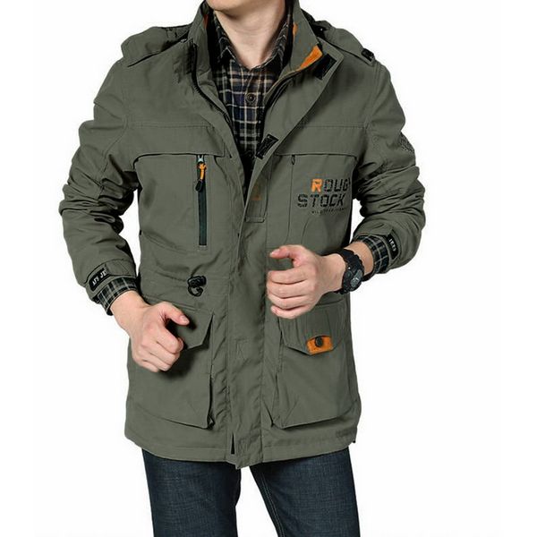oeak outdoor jacket men casual thick thermal windproof cargo coat and jackets hooded outwear autumn winter jackets, Black;brown
oeak outdoor jacket men casual thick thermal windproof cargo coat and jackets hooded outwear autumn winter jackets, Black;brown