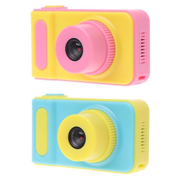 Kid camera mini digital camera cute cartoon cam 1080p toddler toy children birthday gift 2 inch creen cam for kid