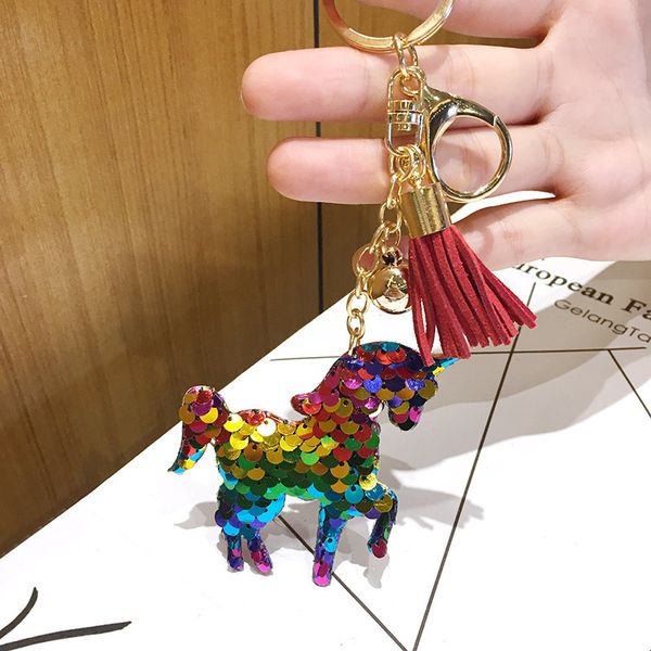 creative sequin horse sequined key chain female korea love flower rhinestone car key bag pendant jewelry keyrings for a woman, Silver
creative sequin horse sequined key chain female korea love flower rhinestone car key bag pendant jewelry keyrings for a woman, Silver