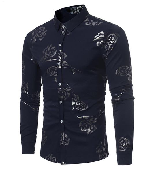 rose floral shirt men long sleeve turn-down collar single breasted print rose floral man casual shirts cs15, White;black
rose floral shirt men long sleeve turn-down collar single breasted print rose floral man casual shirts cs15, White;black