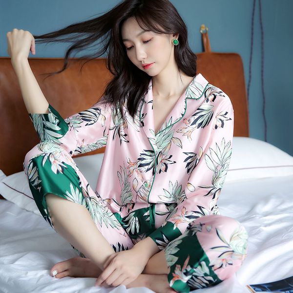 pajamas women sleepwear spring autumn long-sleeved trousers autumn homewear suit ladies loose sweet two-piece pajama set 2019, Blue;gray
pajamas women sleepwear spring autumn long-sleeved trousers autumn homewear suit ladies loose sweet two-piece pajama set 2019, Blue;gray