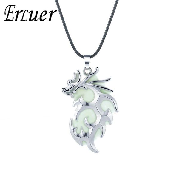 erluer dragon luminous pendant necklaces glow in the dark gold silver charm necklace halloween gift fashion necklace for men
erluer dragon luminous pendant necklaces glow in the dark gold silver charm necklace halloween gift fashion necklace for men