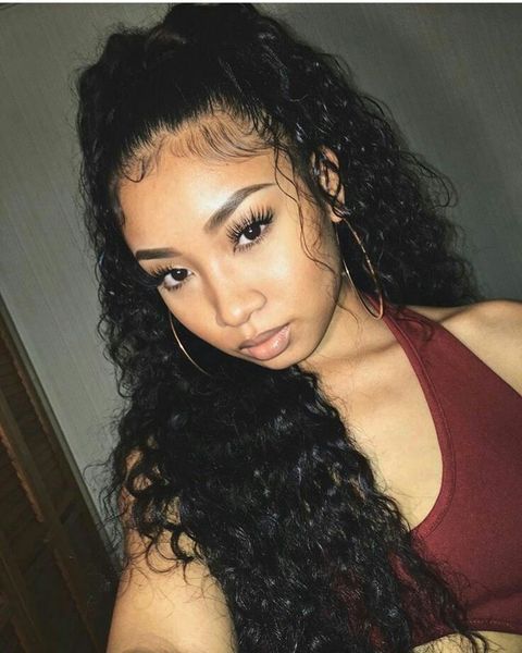 100% natural brazilian remy human hair ponytail horsetail clips in/on human hair extension loose deep curly drawstring ponytails 160g, Black
100% natural brazilian remy human hair ponytail horsetail clips in/on human hair extension loose deep curly drawstring ponytails 160g, Black