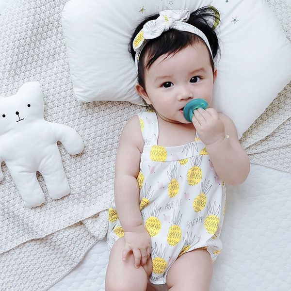2020 watermelon pineapple print summer newborn baby girl clothes spaghetti sleeveless romper bodysuit jumpsuit+headband outfits, Blue
2020 watermelon pineapple print summer newborn baby girl clothes spaghetti sleeveless romper bodysuit jumpsuit+headband outfits, Blue