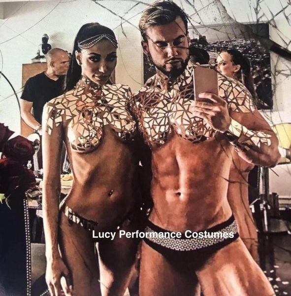 stage wear nightclub bar male female dj costumes dance group jazz performance clothing sparkly sequins jumpsuit mirrors bodysuit, Black;red
stage wear nightclub bar male female dj costumes dance group jazz performance clothing sparkly sequins jumpsuit mirrors bodysuit, Black;red