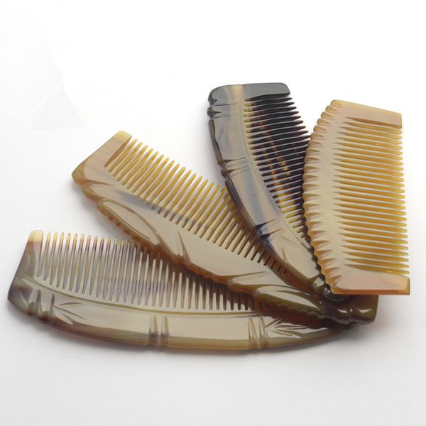 1pc color yak horn half moon comb multi-size full-tooth wide massage hair comb g0416, Silver
1pc color yak horn half moon comb multi-size full-tooth wide massage hair comb g0416, Silver