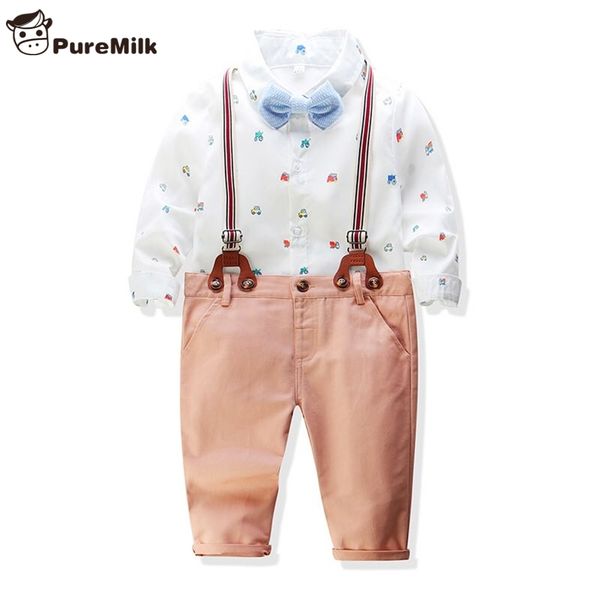 puremilk baby boy clothes cartoon printed shirts with bow newborn baby boy clothes mini gentleman boys clothes y200323, White
puremilk baby boy clothes cartoon printed shirts with bow newborn baby boy clothes mini gentleman boys clothes y200323, White