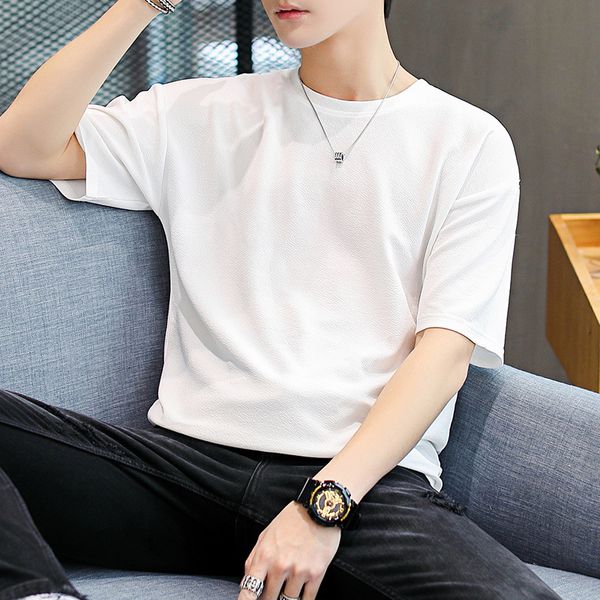men's t-shirts new style 2020 summer men's wear thin youth men korean-style clothes base solid color short-sleeved top, White;black
men's t-shirts new style 2020 summer men's wear thin youth men korean-style clothes base solid color short-sleeved top, White;black