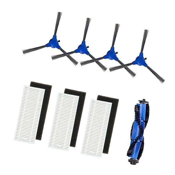 set of 11 main brush + 3-arm brushes + hepa filters for eufy robovac 11s 30 robotic cleaners - 18cm x 8cm x 10cm, plastic + nylon
set of 11 main brush + 3-arm brushes + hepa filters for eufy robovac 11s 30 robotic cleaners - 18cm x 8cm x 10cm, plastic + nylon