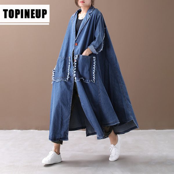 womens vintage loose long sleeve loose big pocket irregular denim plus size female jacket, Tan;black
womens vintage loose long sleeve loose big pocket irregular denim plus size female jacket, Tan;black