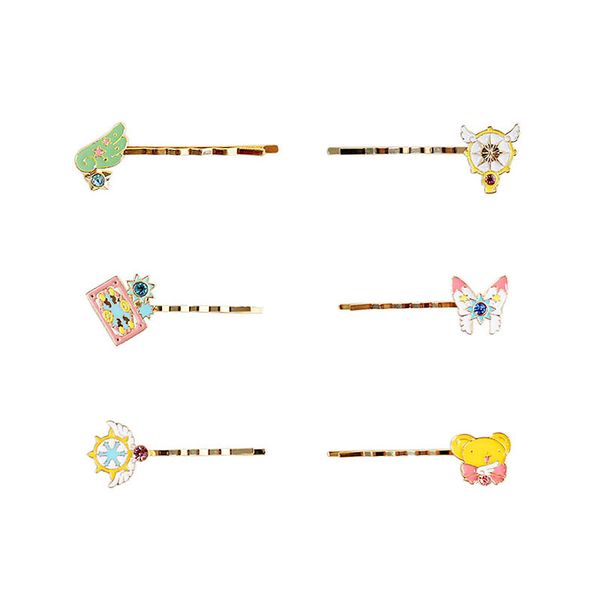 12 pcs/ lot fashion jewelry accessories metal enamel card captor sakura star wand sailor moon hairwear hairclip, Golden;white
12 pcs/ lot fashion jewelry accessories metal enamel card captor sakura star wand sailor moon hairwear hairclip, Golden;white