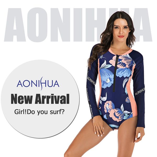 flower printed one piece swimwear front zipper long sleeves push up conservative women bikinis suit swimsuit, White;black
flower printed one piece swimwear front zipper long sleeves push up conservative women bikinis suit swimsuit, White;black