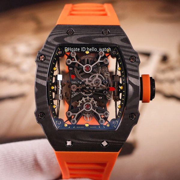 top edition новый черный корпус из углеродного волокна rm27-01 скелет циферблат miyota automatic 27-01 мужские часы оранжевый резиновые спор, Slivery;brown
top edition новый черный корпус из углеродного волокна rm27-01 скелет циферблат miyota automatic 27-01 мужские часы оранжевый резиновые спор, Slivery;brown