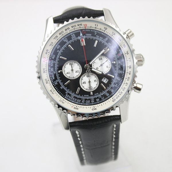 2019 new men's hot sale men sports watches automatic movement 46 mm black dial leather strap high quality quartz wristwatch free shiping
2019 new men's hot sale men sports watches automatic movement 46 mm black dial leather strap high quality quartz wristwatch free shiping