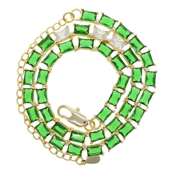 green emeralds cz tennis chain choker jewelry for women bling bling cz paved statement necklace wedding jewelry, Silver
green emeralds cz tennis chain choker jewelry for women bling bling cz paved statement necklace wedding jewelry, Silver