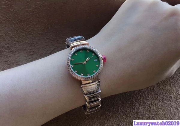 outstanding quartz womens wristwatches 29mm stainless steel gold bracklet diamond bezel date women watch ladies watches green dial, Slivery;brown
outstanding quartz womens wristwatches 29mm stainless steel gold bracklet diamond bezel date women watch ladies watches green dial, Slivery;brown