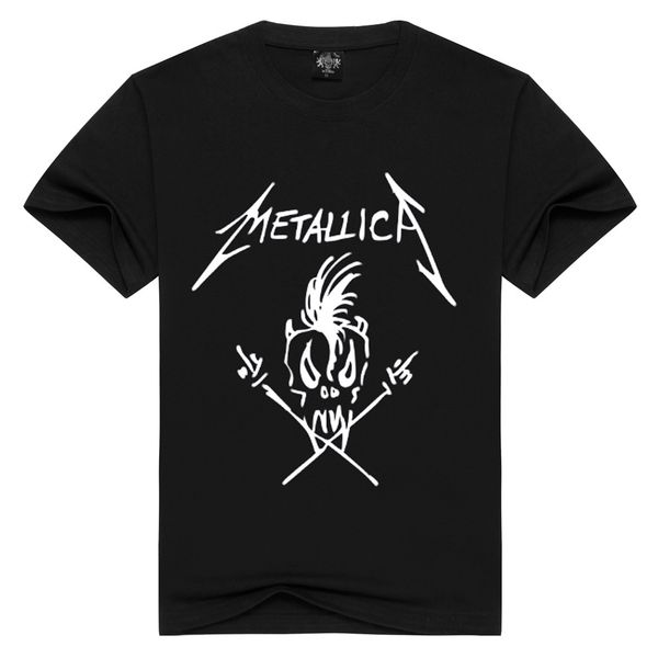 2020 foreign trade men's cotton short sleeve skull print t-shirt metal band custom personality popular, White;black
2020 foreign trade men's cotton short sleeve skull print t-shirt metal band custom personality popular, White;black