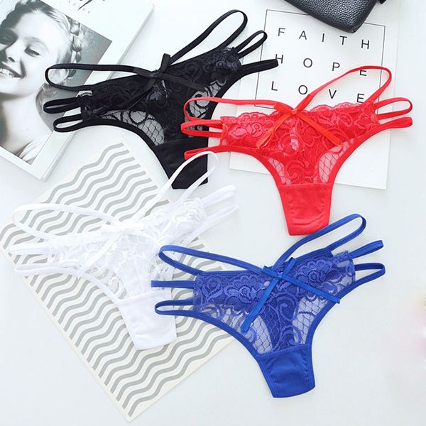 1pc underwear fashion women ultra-thin bowknot lace floral g-string elastic strap bandage design briefs panties underwear, Black;pink
1pc underwear fashion women ultra-thin bowknot lace floral g-string elastic strap bandage design briefs panties underwear, Black;pink