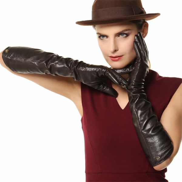 fashi51cm long women leather gloves five finger solid real sheepskin banquet genuine opera driving glove el017nc, Blue;gray
fashi51cm long women leather gloves five finger solid real sheepskin banquet genuine opera driving glove el017nc, Blue;gray