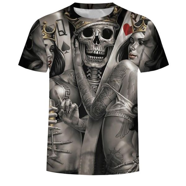 casual t shirt men 2018 new fashion design 3d skull poker print tees summer cool high street wear european size s-xxxl, White;black
casual t shirt men 2018 new fashion design 3d skull poker print tees summer cool high street wear european size s-xxxl, White;black