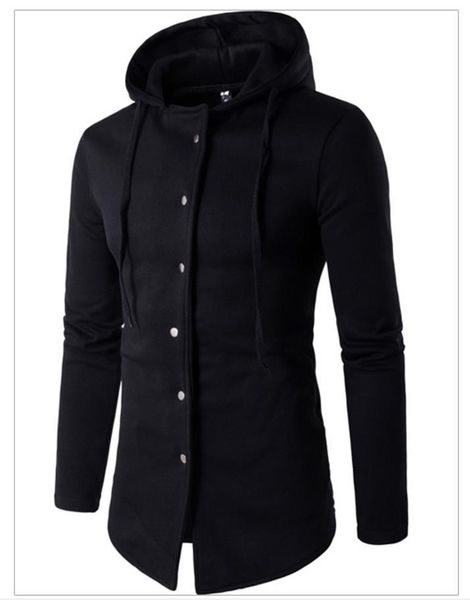 cardigan brief hooded hoodie single breasted men solid color design long sleeve style slim fit for man casual hoodie 2017, Black
cardigan brief hooded hoodie single breasted men solid color design long sleeve style slim fit for man casual hoodie 2017, Black
