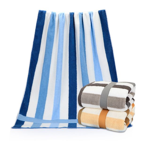 100% cotton large striped bath towel women's thick extra-large face spa beauty towels 70 * 140cm
100% cotton large striped bath towel women's thick extra-large face spa beauty towels 70 * 140cm